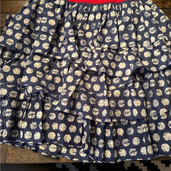 NWT Lane Bryant Tiered Ruffle Polka Dot Skirt - Picture 3 of 4